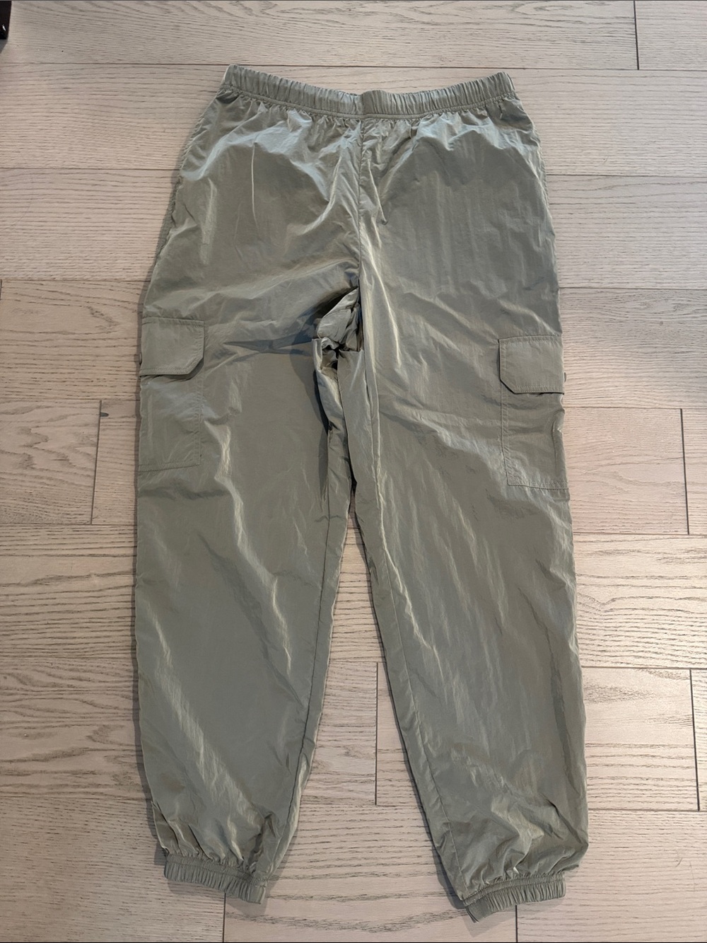 Good American Olive Cargo Jogger Pants
